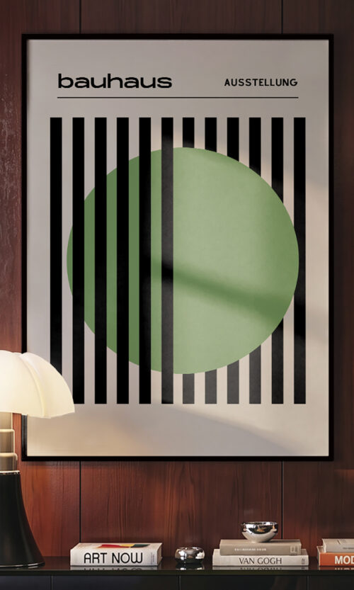 Geometric Bauhaus Print