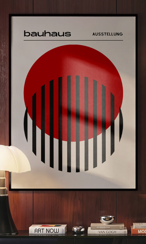 Geometric Bauhaus Poster