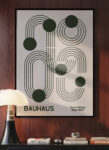 Green Bauhaus Print